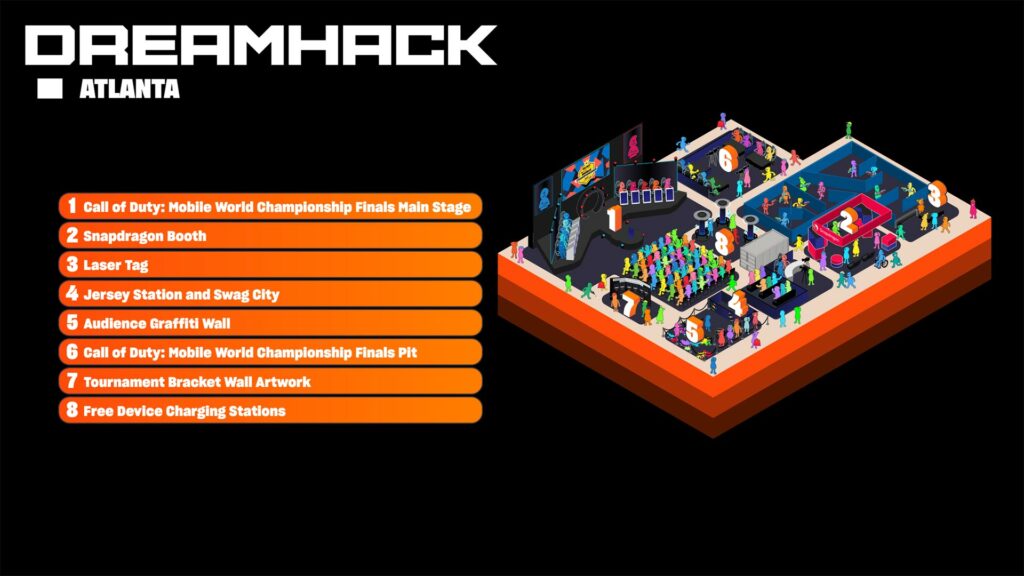 Festival Map DreamHack Atlanta 2023