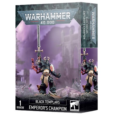 Warhammer 40k Black Templars Emperor Champion 2025
