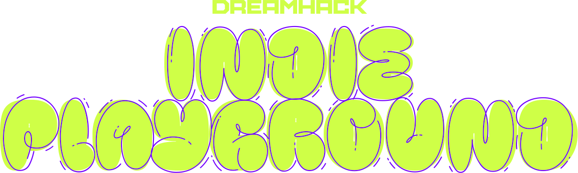 DreamHackBHM IndiePlayground Logo