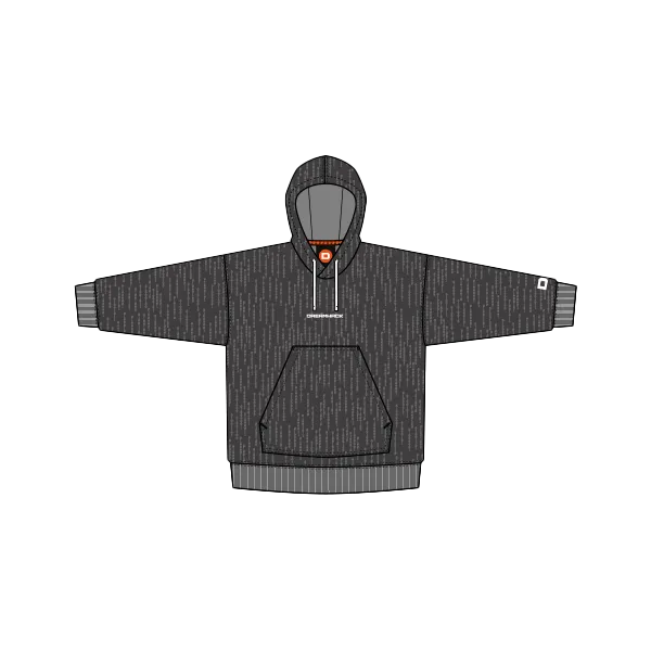DreamHack Digital Frequency Pullover Hoodie Dark Grey ATL26