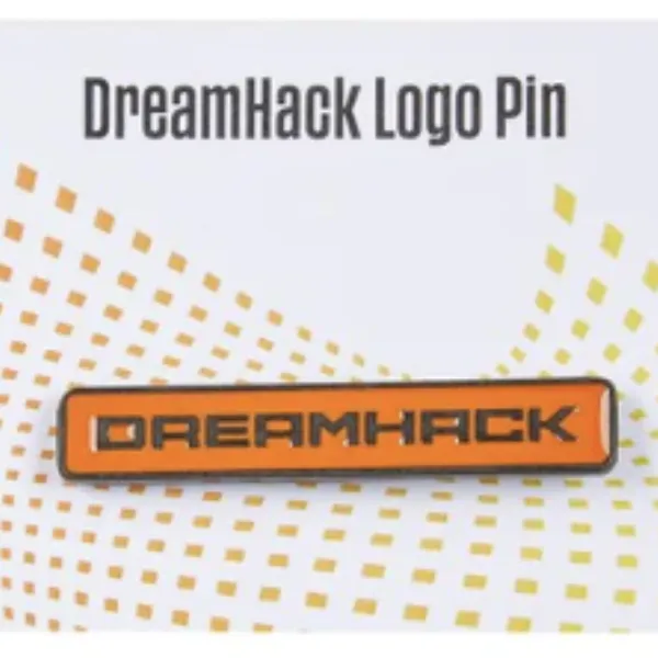 DreamHack Logo Pin Orange ATL26
