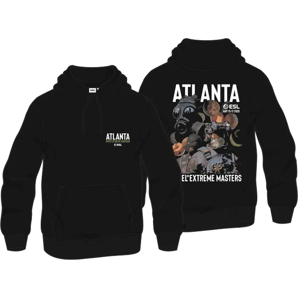 IEM Atlanta 2026 Faces Pullover Hoodie Black ATL26