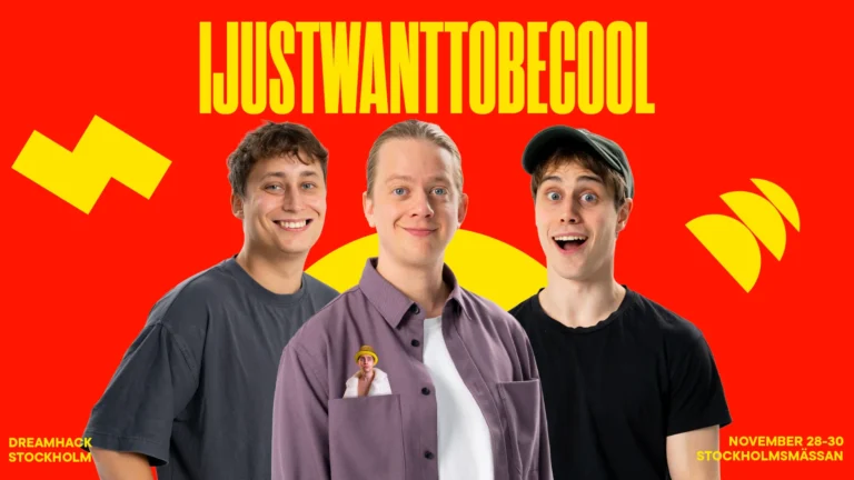 IJustWantToBeCool makes their live podcast debut at DreamHack Stockholm 2025
