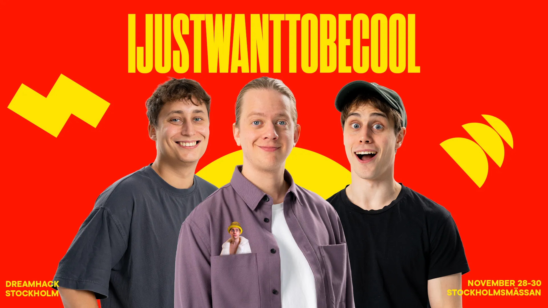 IJustWantToBeCool makes their live podcast debut at DreamHack Stockholm 2025